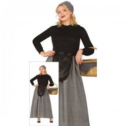 COSTUME VENDITRICE DI CASTAGNE TG.XL 44-46