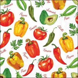 TOVAGLIOLI 33X33 VERDURE ERBE AROMATICHE 20pz