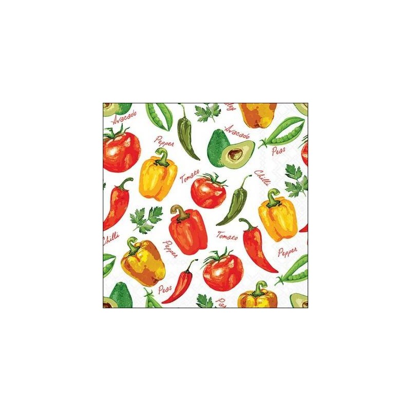 TOVAGLIOLI 33X33 VERDURE ERBE AROMATICHE 20pz