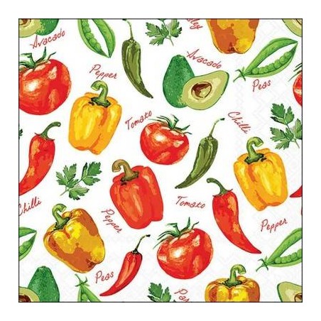 TOVAGLIOLI 33X33 VERDURE ERBE AROMATICHE 20pz