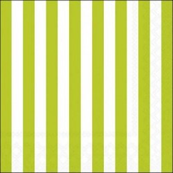 TOVAGLIOLI 33X33 STRISCIA VERDE 20pz
