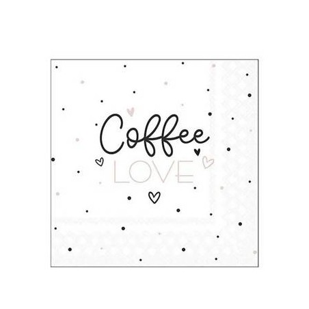 TOVAGLIOLI 25X25 COFFE LOVE 20pz