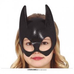 MEZZA MASCHERA PIPISTRELLO PER BAMBINI IN PVC