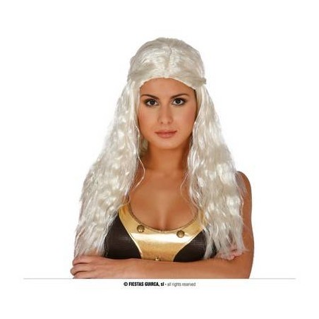 PARRUCCA BIANCA LUNGA