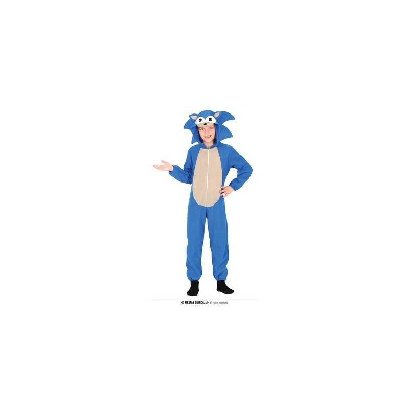 COSTUME KIGURUMIMI BLU 7-9 anni