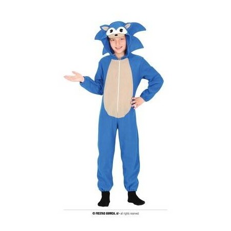 COSTUME KIGURUMIMI BLU 7-9 anni
