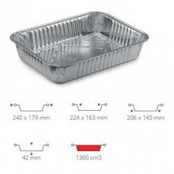 TEGLIA ALLUMINIO 5prz 100PZ R30G CONTITAL