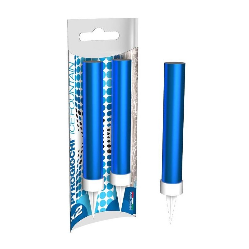 CANDELOTTI TORTA SATIN BLU 2pz