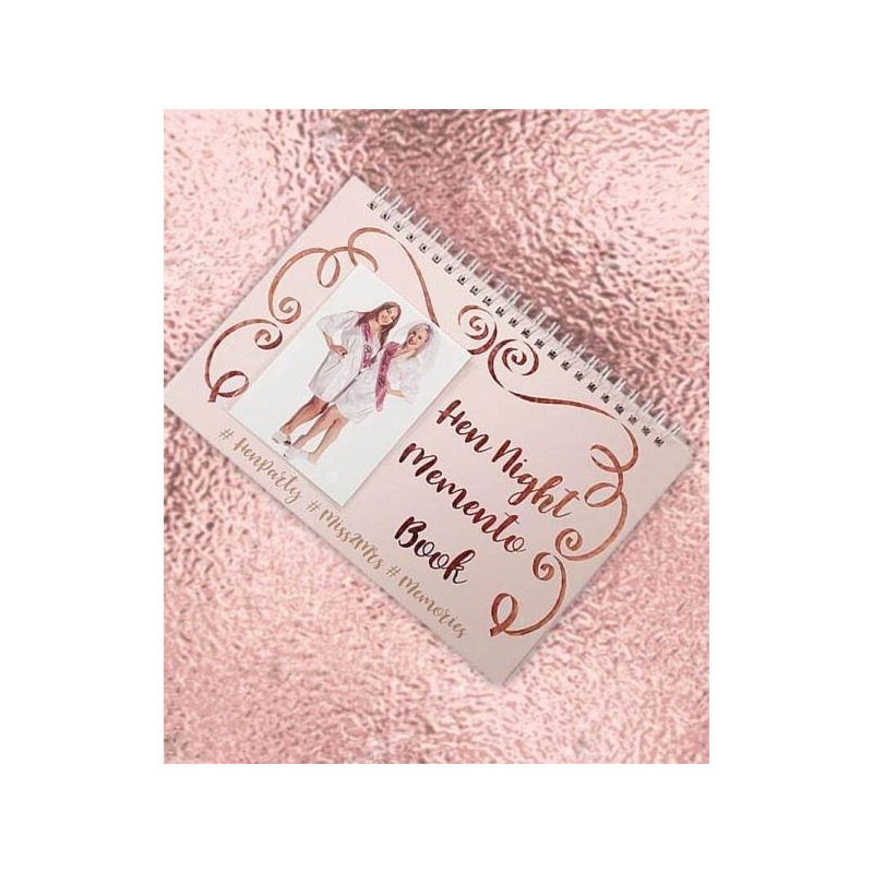 LIBRO RICORDI ADDIO AL NUBILATO ROSE GOLD