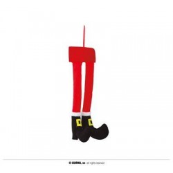 GAMBE DI BABBO NATALE DA APPENDERE 50cm