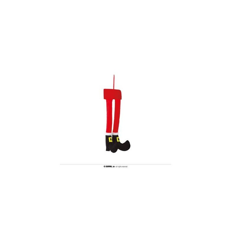 GAMBE DI BABBO NATALE DA APPENDERE 50cm