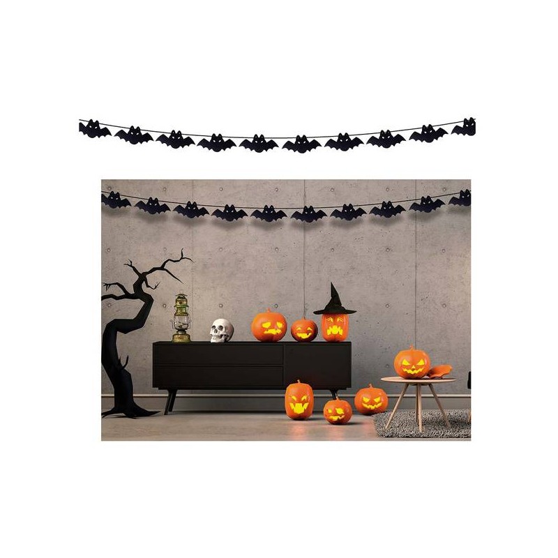 GHIRLANDA PIPISTRELLO 20x10cm 3mt