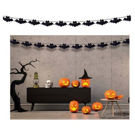 GHIRLANDA PIPISTRELLO 20x10cm 3mt