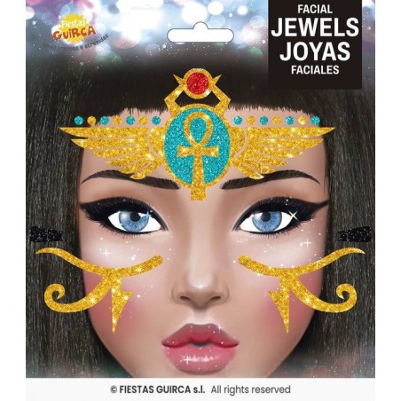 GLITTER ADESIVI VISO EGIZIANA