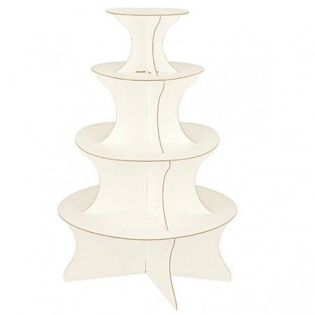 ALZATA MAXI ø63x100cm SETA BIANCO