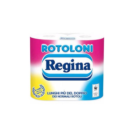 CARTA IGIENICA ROTOLONI REGINA CLASSICA 4 ROTOLI
