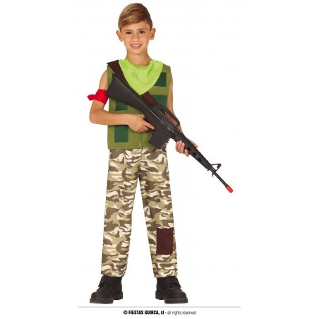 COSTUME MERCENARIO GAMER 7 - 9 ANNI