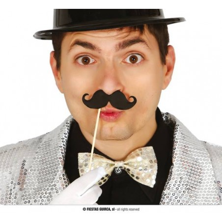 PHOTO BOOTH BAFFI CON BASTONCINO 10cm 6pz