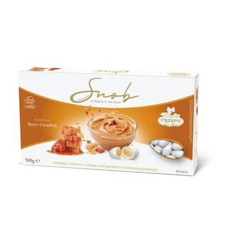 CONFETTI SNOB MANDORLA CARAMELLATA E BURRO D'ARACHIDI 500gr