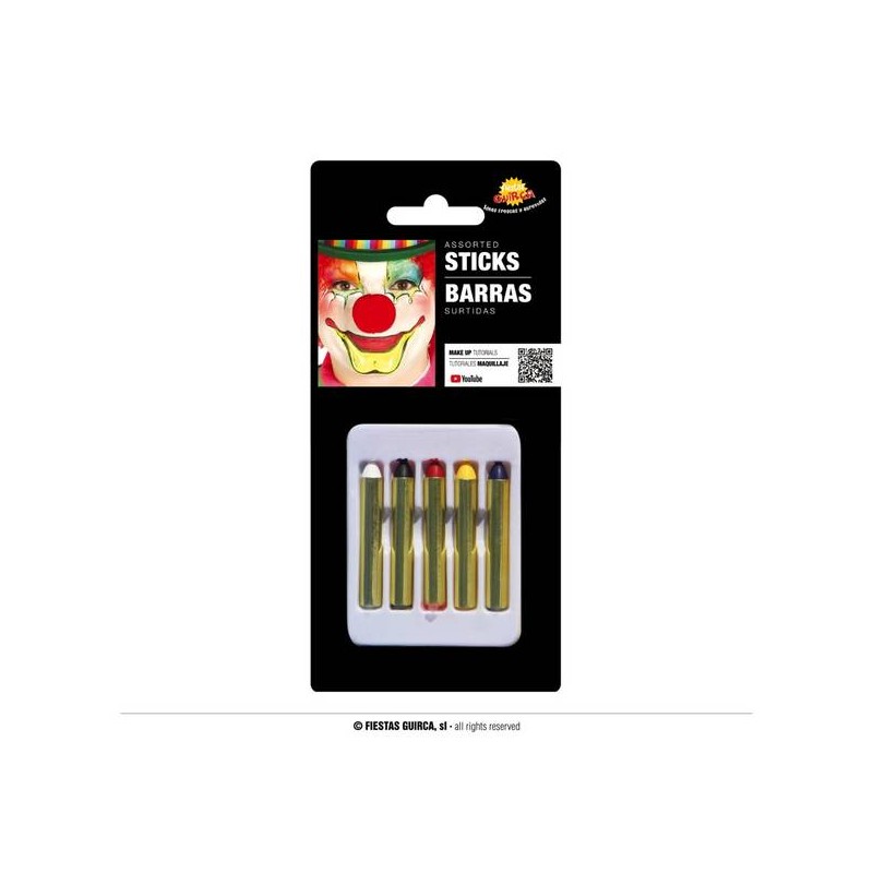 BLISTER TRUCCHI STICK ASSORTITI 5pz