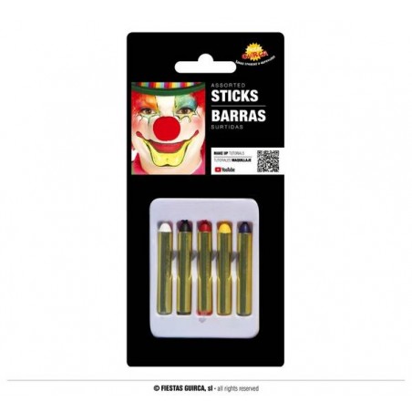 BLISTER TRUCCHI STICK ASSORTITI 5pz