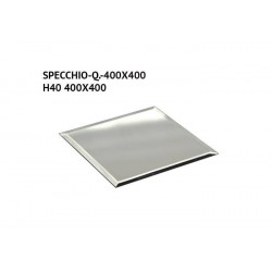 SPECCHIO QUADRATO VETRO 40x40cm H4mm