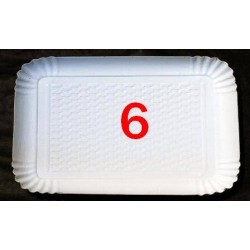 VASSOIO CARTONE BIANCO N°6 32x21 2 PEZZI