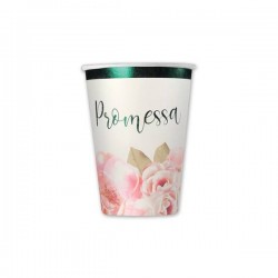 BICCHIERI 200cc PROMESSA FLORAL 8pz