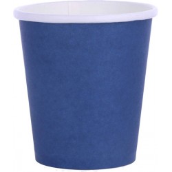 BICCHIERI 270cc CARTA BIODEGRADABILI BLU 25pz