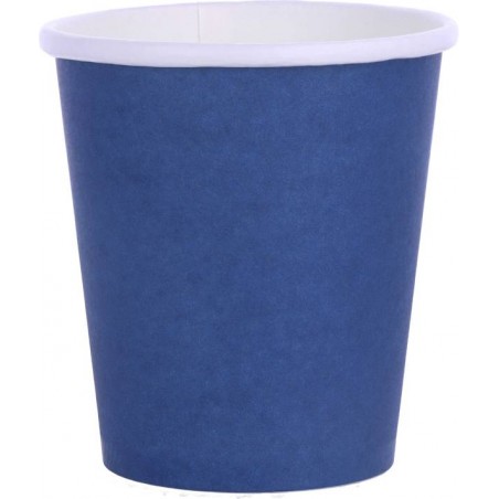 BICCHIERI 270cc CARTA BIODEGRADABILI BLU 25pz