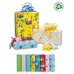 CARTA REGALO ROTOLO ECOCARTA BIMBI 0,7x2mt REX 1pz ASS.TA