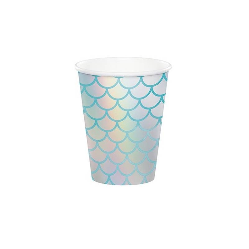 BICCHIERI 250ml IRID MERMAID SHINE 8pz