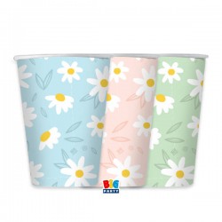 BICCHIERI 200cc MIX DAISY 6pz