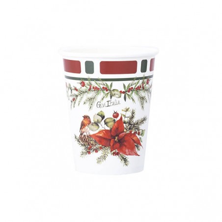 BICCHIERI 250cc CHRISTMAS EVE 8pz