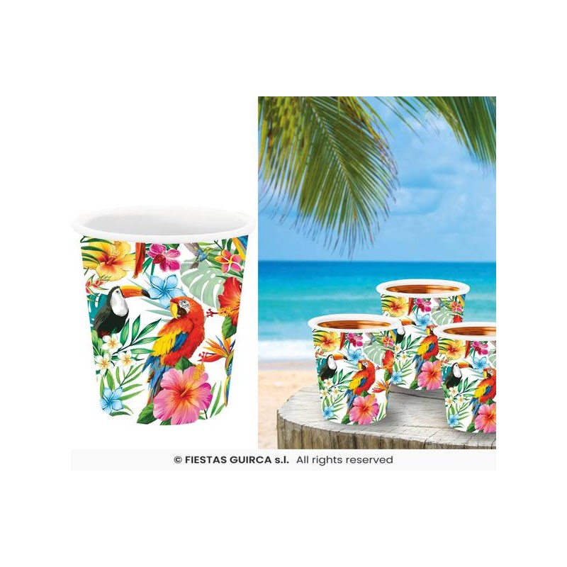 BICCHIERINI DA SHOT 5x6cm ESOTICO 3pz