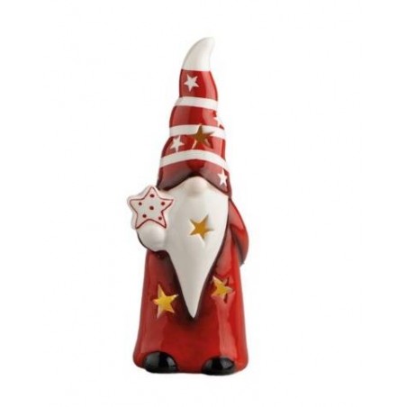 BABBO NATALE SLIM CERAMICA H.18cm