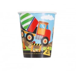 BICCHIERI 266cc CONSTRUCTION PARTY 8pz