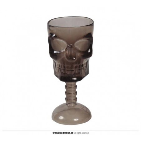 CALICE TESCHIO NERO TRASPARENTE 18cm