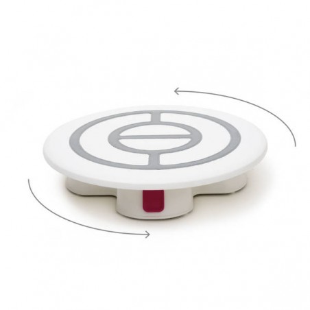 PIATTO GIROTORTA CON BASE E BLOCCO ø32