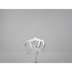 CAKE TOPPER PLEXY CORONA COLORI ASS.TI 1pz