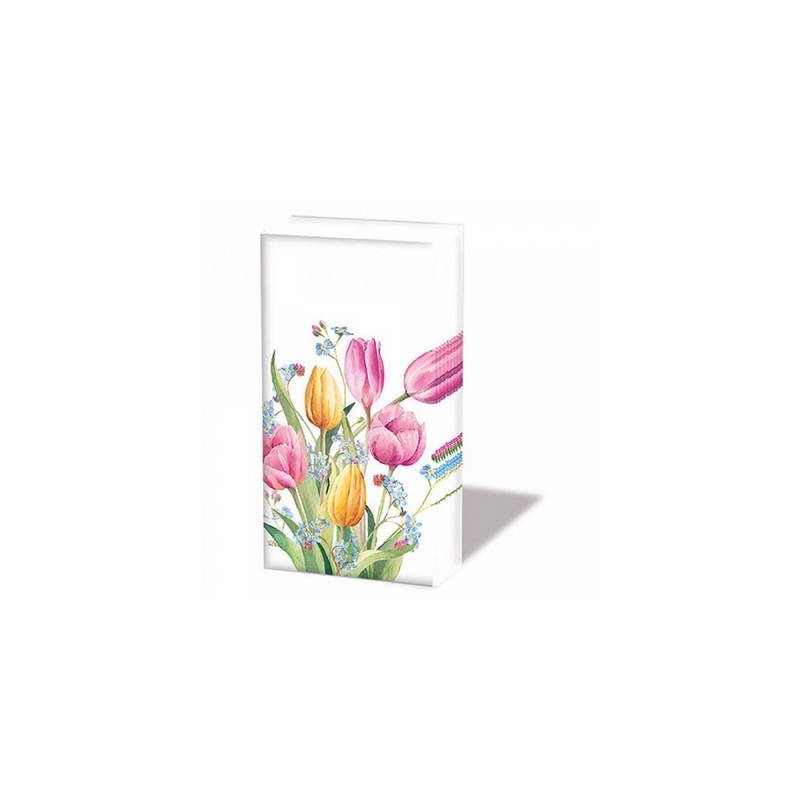 FAZZOLETTI BOUQUET TULIPANI 10pz