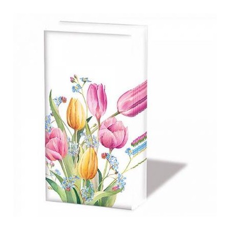 FAZZOLETTI BOUQUET TULIPANI 10pz