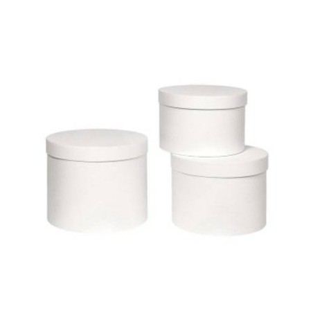 SCATOLA CAPPELLIERA ø36xh30cm WHITE