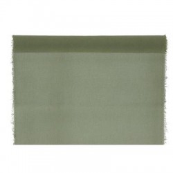 RUNNER ORGANZA cm28x3mt GREEN LICHEN