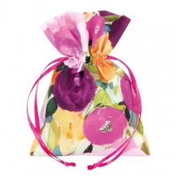 SACCHETTO 10x14cm ACQUERELLO FUCSIA 10pz