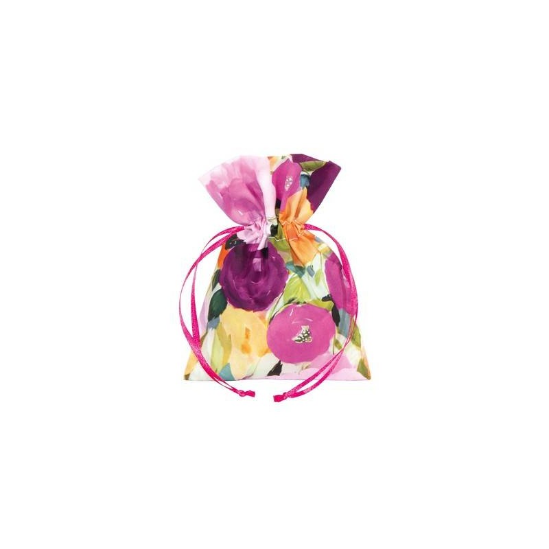 SACCHETTO 10x14cm ACQUERELLO FUCSIA 10pz