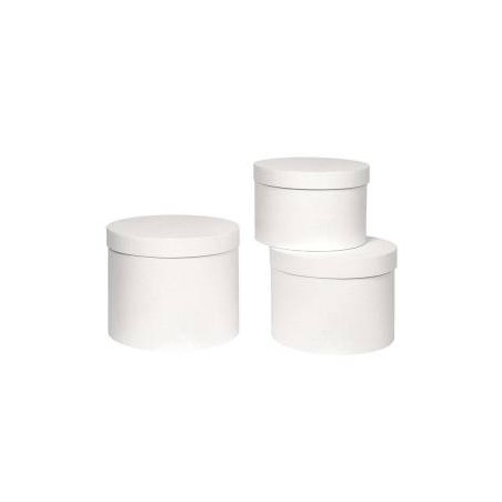 SCATOLA CAPPELLIERA ø34xh25cm WHITE