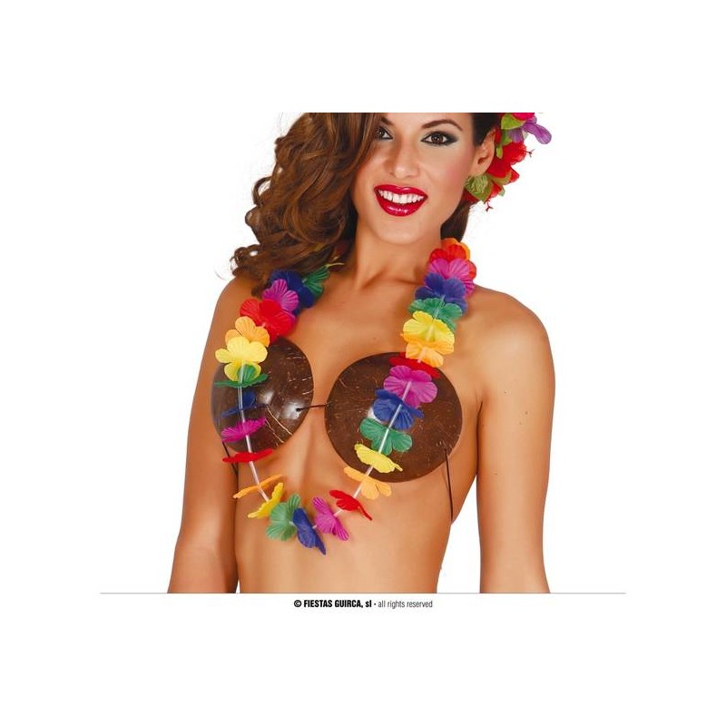 COLLANA HAWAIANA MULTICOLORE