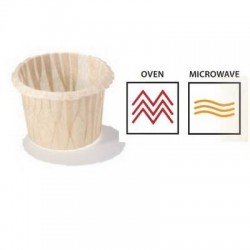 PIROTTINI MUFFIN 30x30mm ECRU' 120PZ