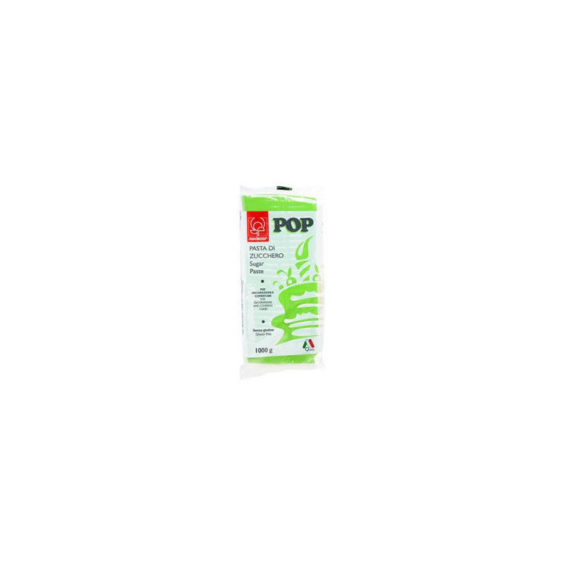PASTA DI ZUCCHERO POP 1kg VERDE
